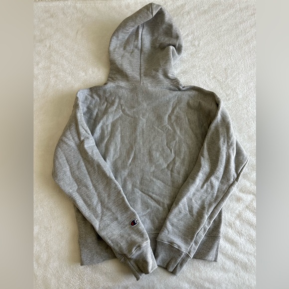 Champion Hoodie with Embroidered logo - Grey - Picture 4 of 5